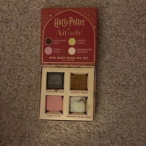 Kitsch Harry Potter Mini Body Wash Set - Chocolate, Lemon, Pink, Jelly Bean